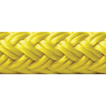 Seachoice Double Braid Nylon Dock Line, Yellow, 1/2" x 20' 39911